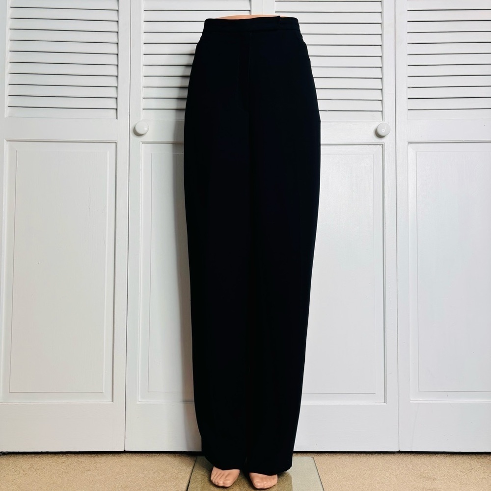 LARRY LEVINE Navy Blue Trousers Size 14